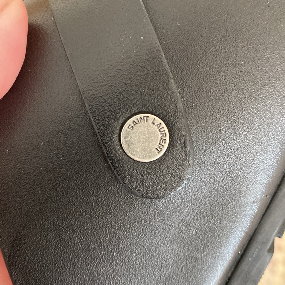 Worn 2x SAINT LAURENT JIMMY CLOG MULES - Picture 5 of 8